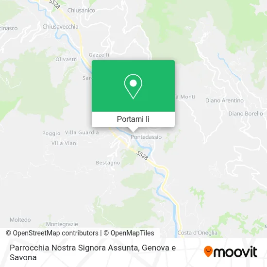 Mappa Parrocchia Nostra Signora Assunta