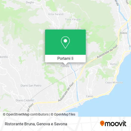 Mappa Ristorante Bruna