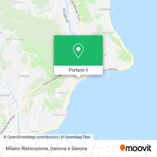 Mappa Milano Ristorazione