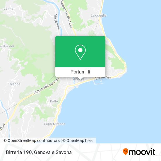 Mappa Birreria 190