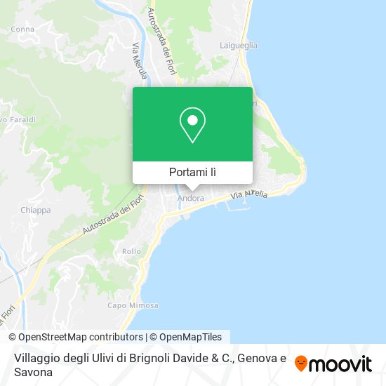 Mappa Villaggio degli Ulivi di Brignoli Davide & C.
