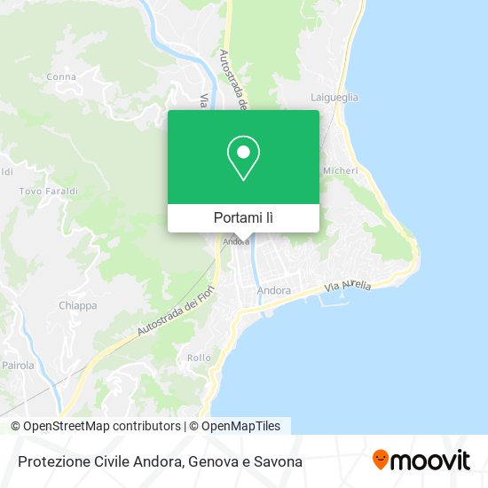 Mappa Protezione Civile Andora