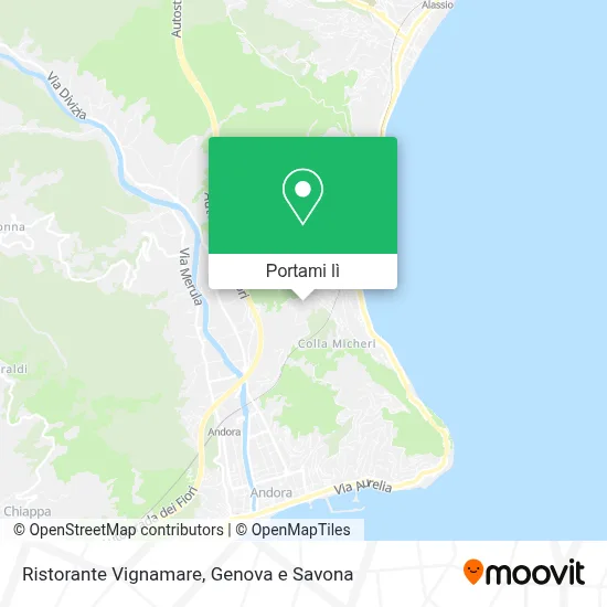 Mappa Ristorante Vignamare