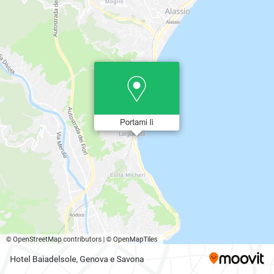 Mappa Hotel Baiadelsole