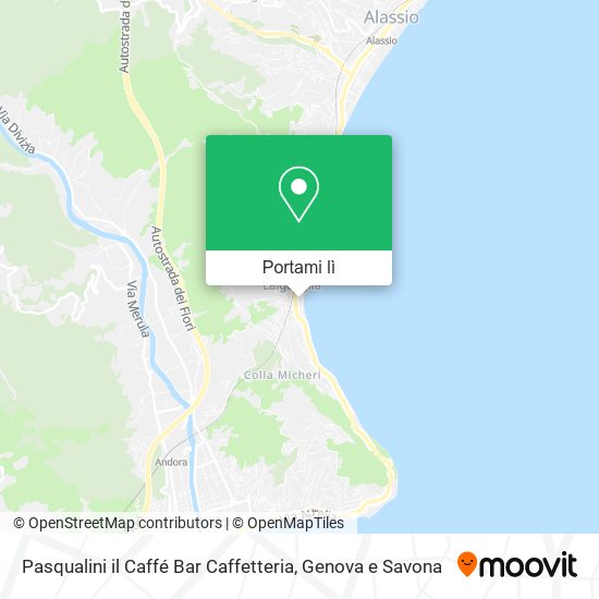 Mappa Pasqualini il Caffé Bar Caffetteria