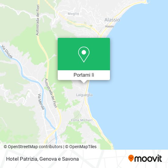 Mappa Hotel Patrizia