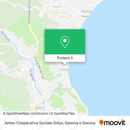 Mappa Anteo Cooperativa Sociale Onlus