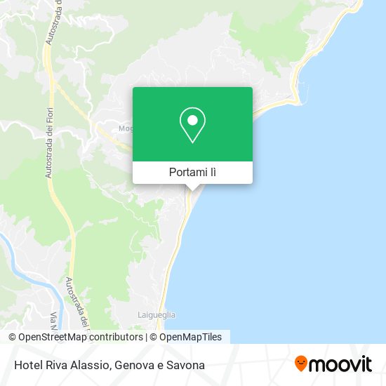 Mappa Hotel Riva Alassio