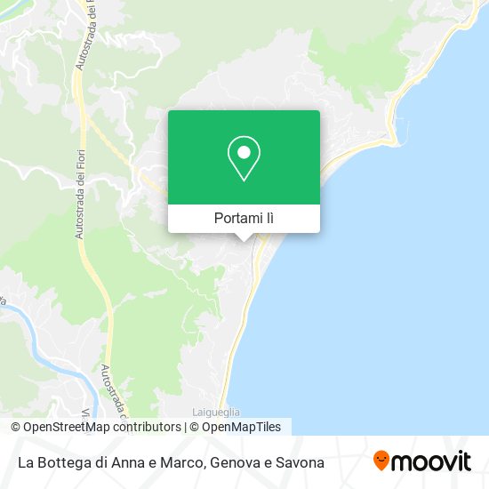 Mappa La Bottega di Anna e Marco