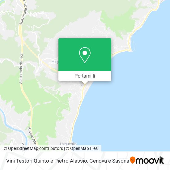 Mappa Vini Testori Quinto e Pietro Alassio