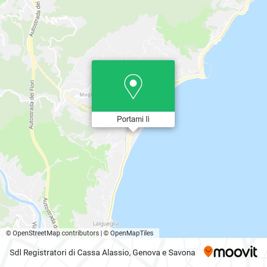 Mappa Sdl Registratori di Cassa Alassio