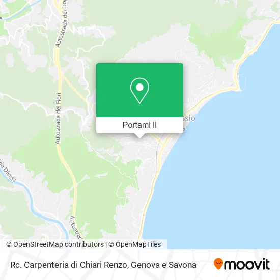 Mappa Rc. Carpenteria di Chiari Renzo