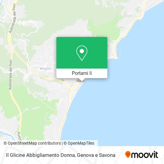 Mappa Il Glicine Abbigliamento Donna