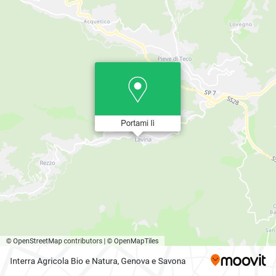 Mappa Interra Agricola Bio e Natura