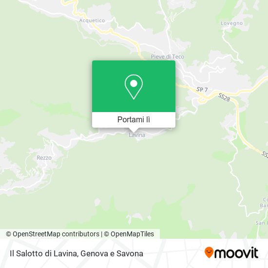 Mappa Il Salotto di Lavina