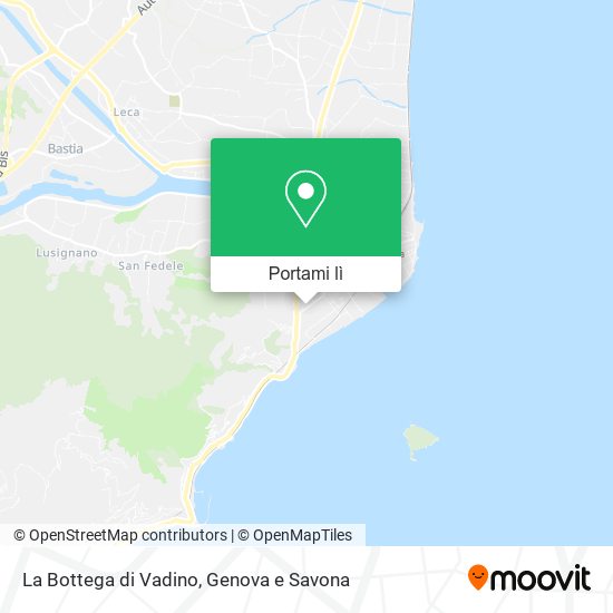 Mappa La Bottega di Vadino