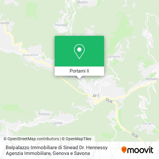Mappa Belpalazzo Immobiliare di Sinead Dr. Hennessy Agenzia Immobiliare