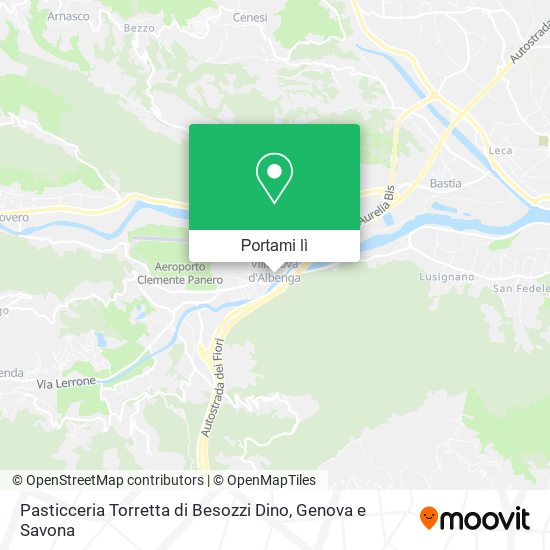 Mappa Pasticceria Torretta di Besozzi Dino