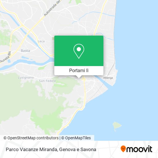 Mappa Parco Vacanze Miranda