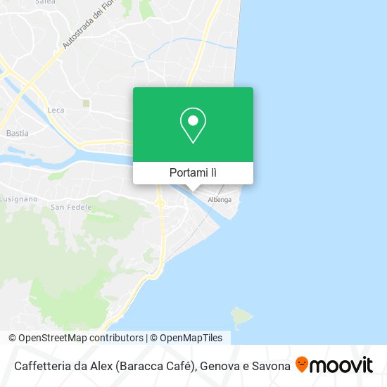 Mappa Caffetteria da Alex (Baracca Café)