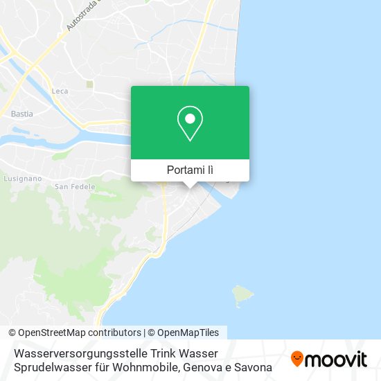 Mappa Wasserversorgungsstelle Trink Wasser Sprudelwasser für Wohnmobile