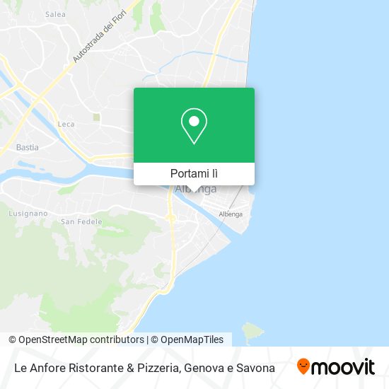 Mappa Le Anfore Ristorante & Pizzeria