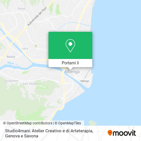 Mappa Studio4mani: Atelier Creativo e di Arteterapia
