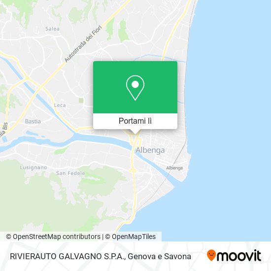 Mappa RIVIERAUTO GALVAGNO S.P.A.