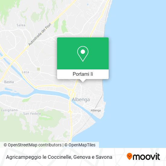 Mappa Agricampeggio le Coccinelle