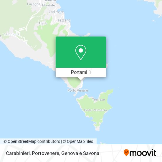 Mappa Carabinieri, Portovenere