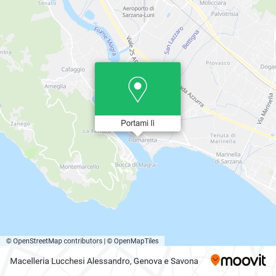 Mappa Macelleria Lucchesi Alessandro