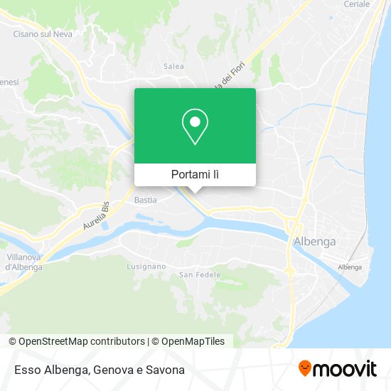Mappa Esso Albenga