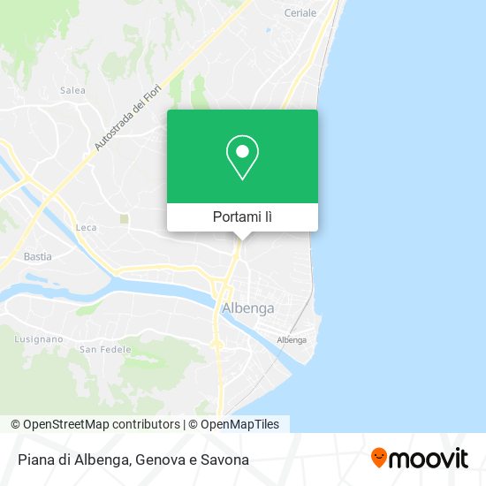 Mappa Piana di Albenga