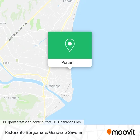 Mappa Ristorante Borgomare
