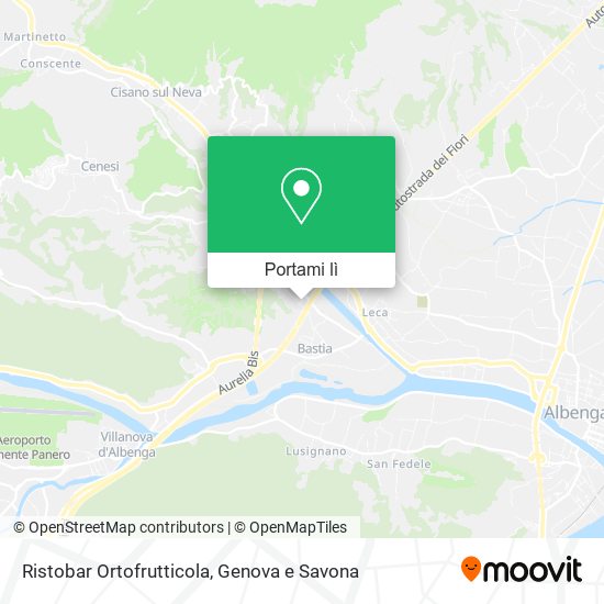Mappa Ristobar Ortofrutticola