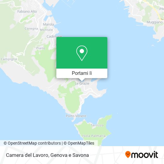 Mappa Camera del Lavoro