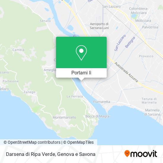 Mappa Darsena di Ripa Verde