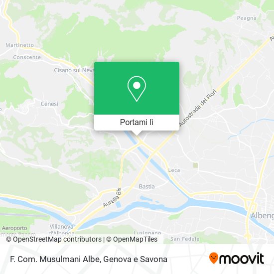 Mappa F. Com. Musulmani Albe