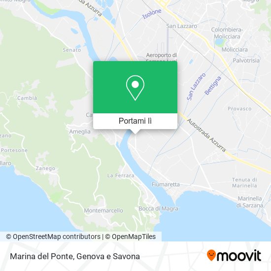 Mappa Marina del Ponte