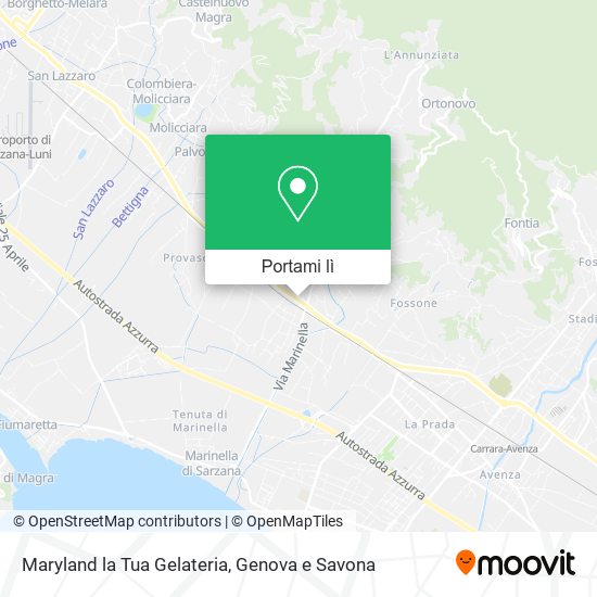 Mappa Maryland la Tua Gelateria