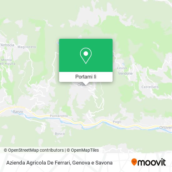 Mappa Azienda Agricola De Ferrari