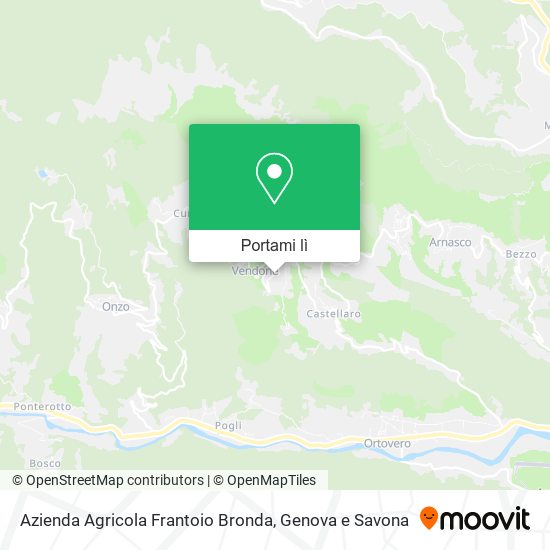 Mappa Azienda Agricola Frantoio Bronda