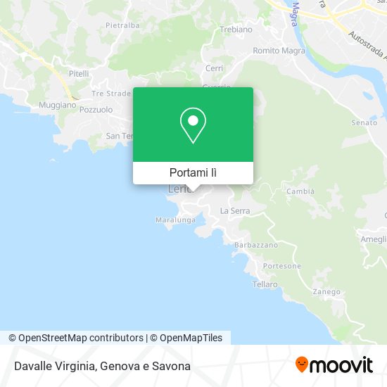 Mappa Davalle Virginia