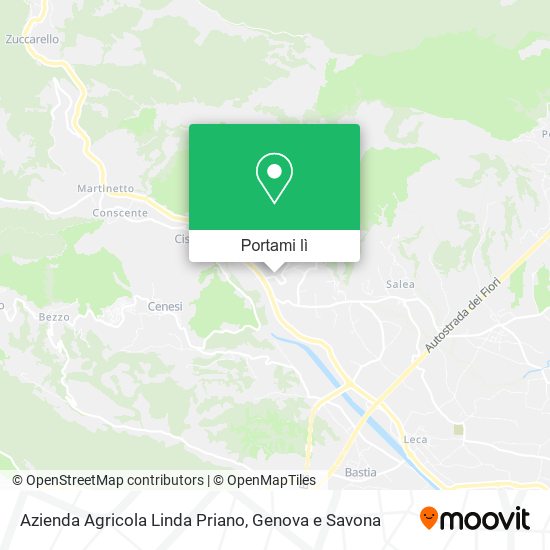 Mappa Azienda Agricola Linda Priano