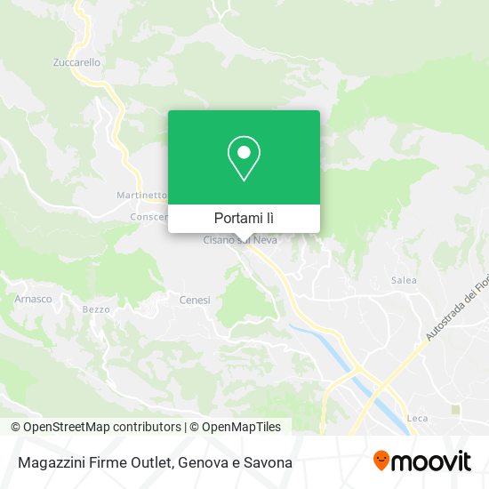 Mappa Magazzini Firme Outlet