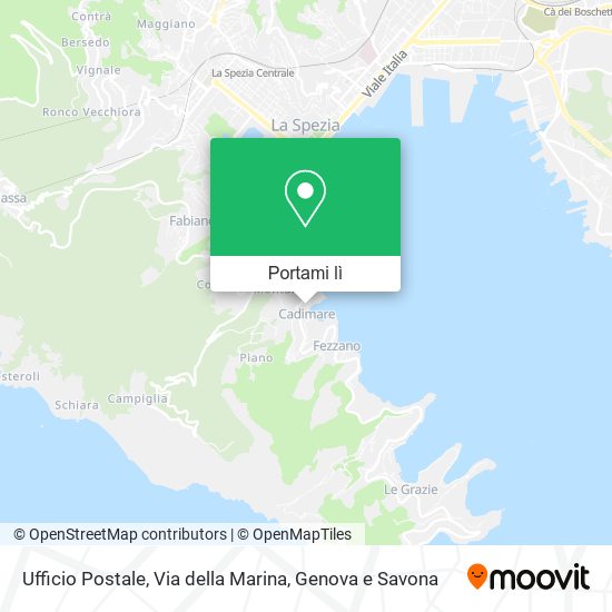 Mappa Ufficio Postale, Via della Marina
