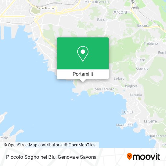 Mappa Piccolo Sogno nel Blu