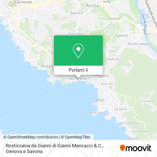 Mappa Rosticceria da Gianni di Gianni Mencacci & C.