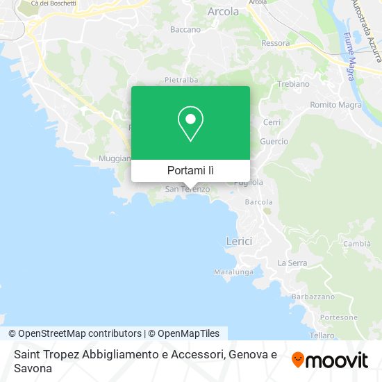Mappa Saint Tropez Abbigliamento e Accessori
