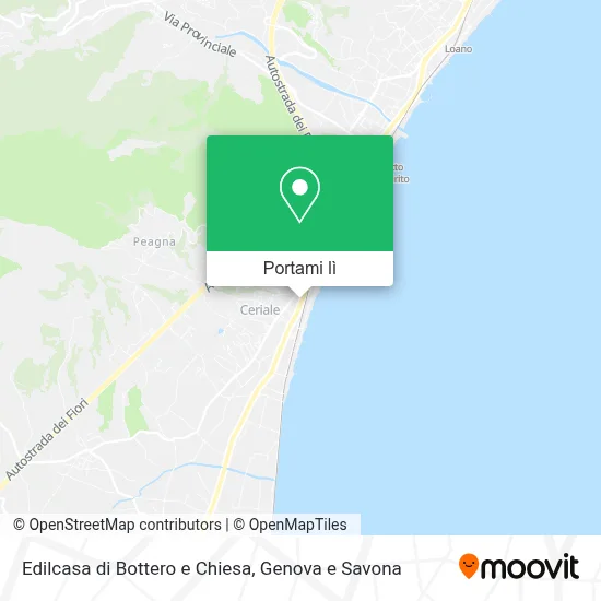 Mappa Edilcasa di Bottero e Chiesa